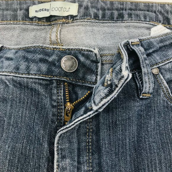 Riders by Lee Women's Size 14 Petite Boot Cut Denim Blue Jean Preowned - Picture 4 of 14